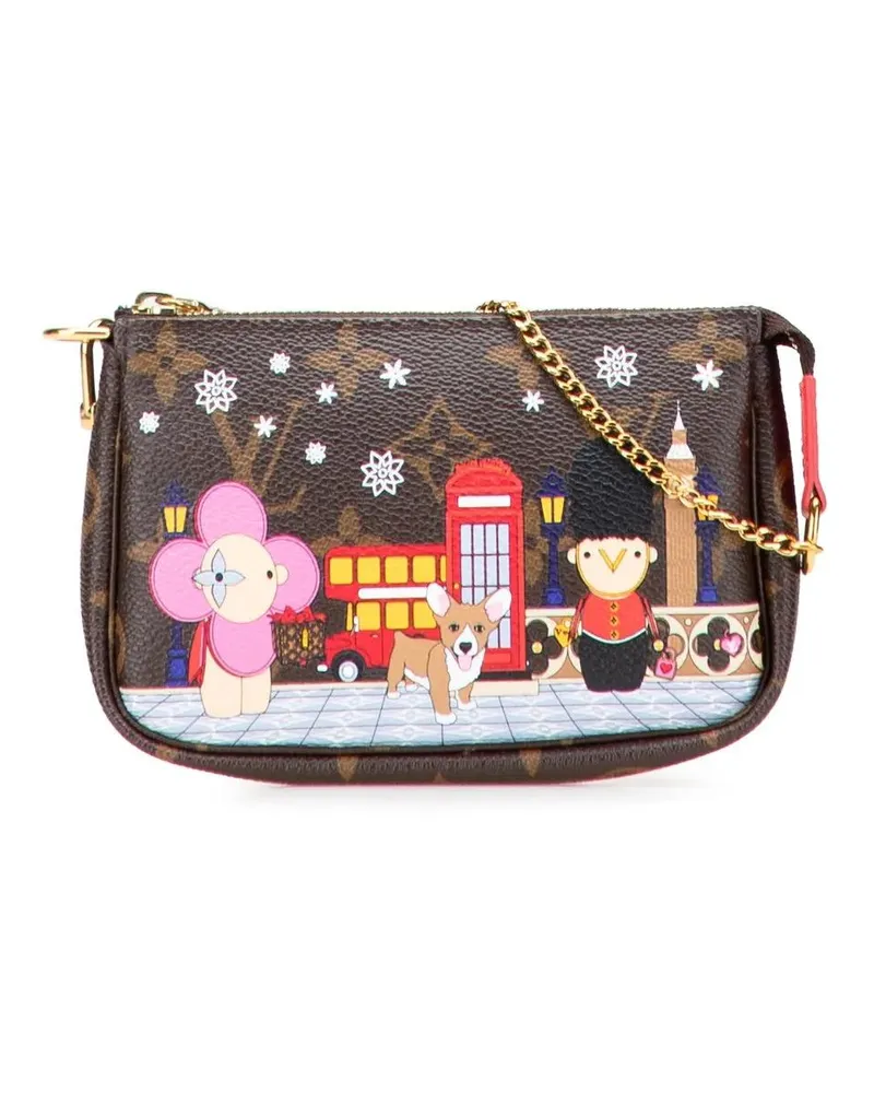 Louis Vuitton Crossbody Bags Monogram Vivienne in London Mini Pochette Accessoi braun Braun