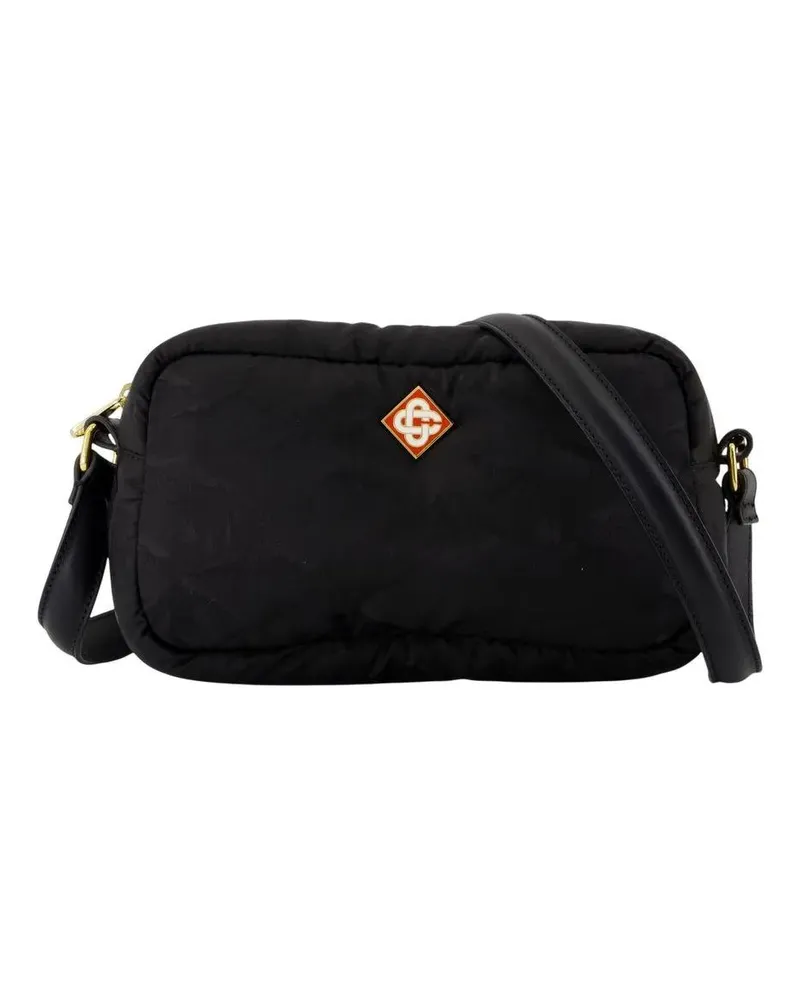 Casablanca Paris Hobo Bags Camera Crossbody - Nylon - Black schwarz Schwarz