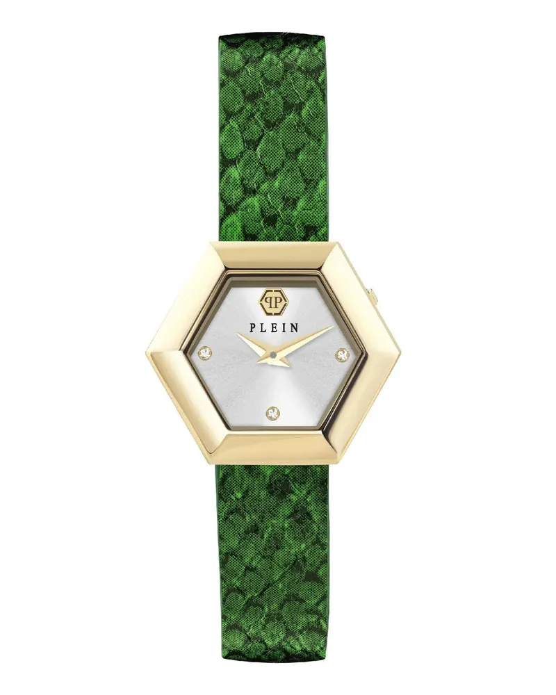 Philipp Plein Uhr Quarz-Analoguhr La Jungle De Plein green Grün
