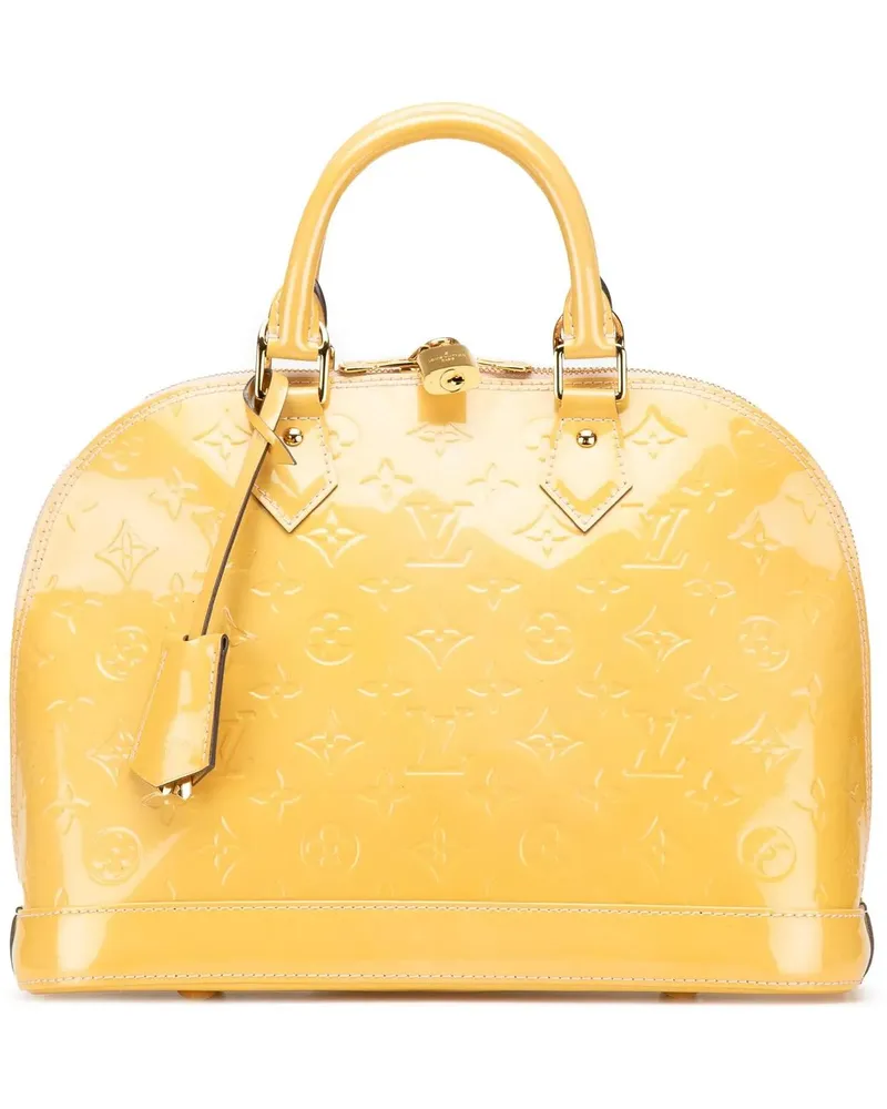 Louis Vuitton Crossbody Bags Monogram Vernis Alma PM gelb Gelb