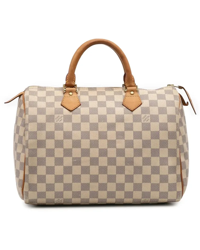 Louis Vuitton Crossbody Bags Damier Azur Speedy 30 weiß Weiß