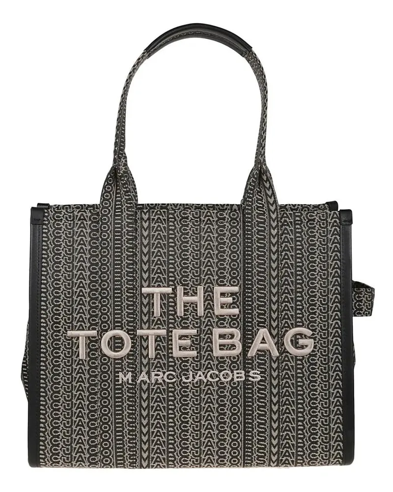 Marc Jacobs Shopper & Totes Structured Monogram Tote With Leather Handles braun Braun