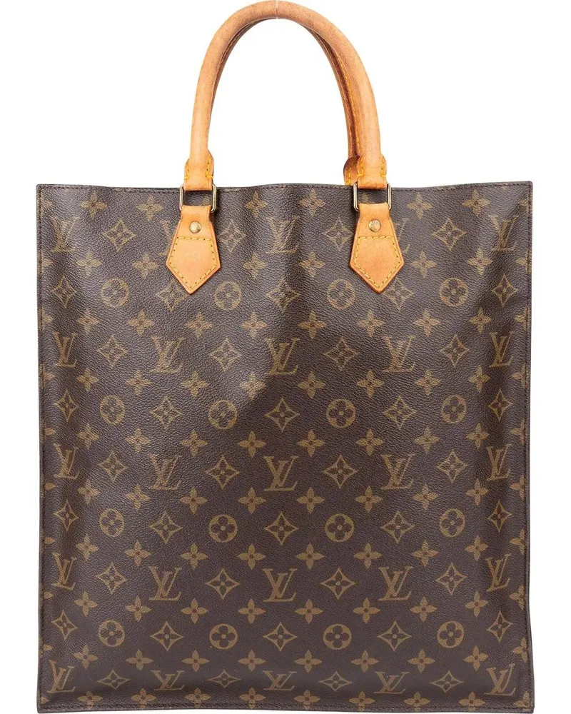 Louis Vuitton Crossbody Bags  Canvas Monogram Sac Plat Handbag braun Braun