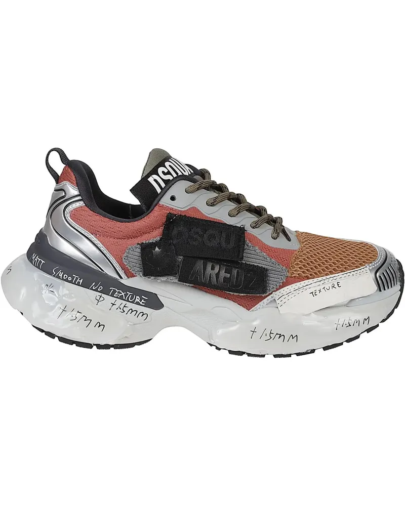 Dsquared2 Low-Top Sneaker Faster Lace-up Low Top Sneakers Brown braun Braun