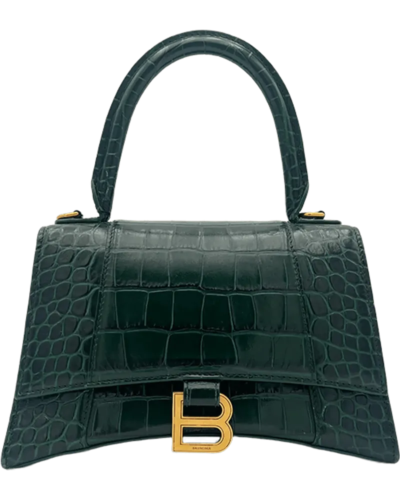 Balenciaga Crossbody Bags  Hourglass - Green Croc grün Grün