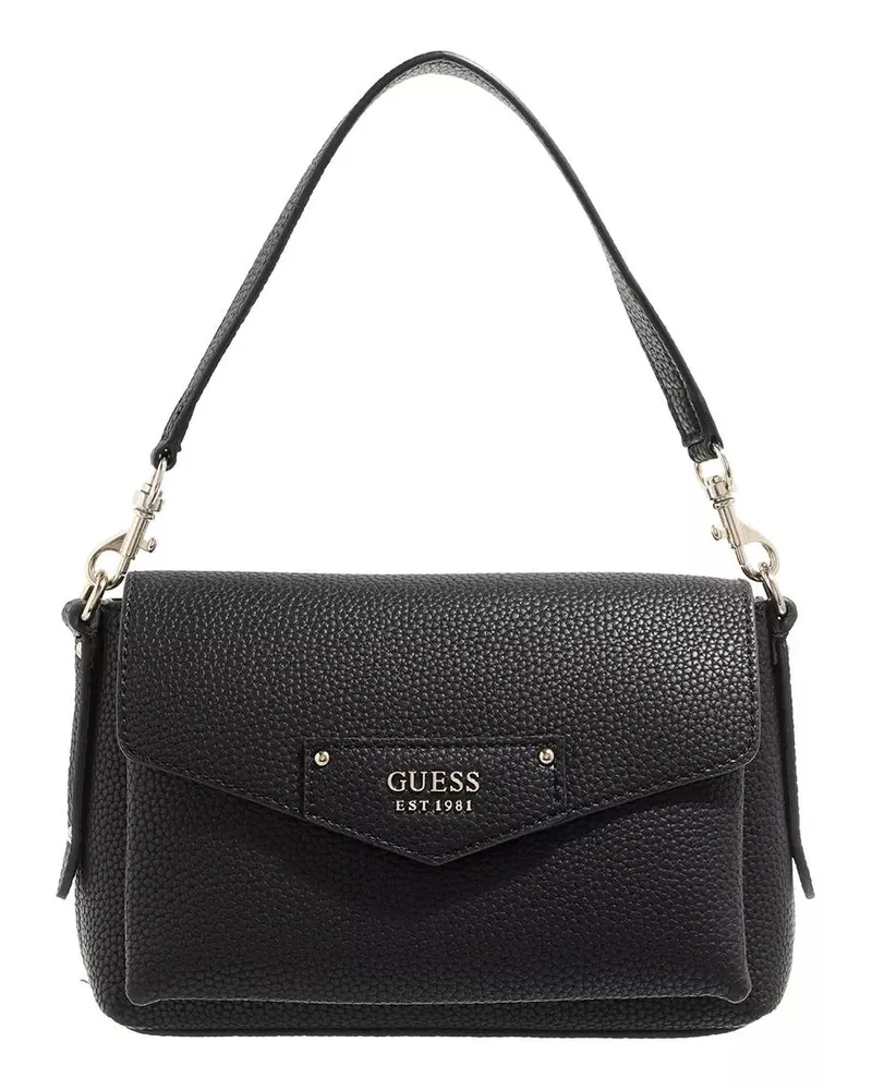 Guess Shopper Eco Brenton Flap Shoulder Bag schwarz Schwarz
