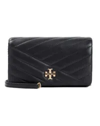 Tory Burch Shopper Kira Chevron Chain Wallet Schwarz