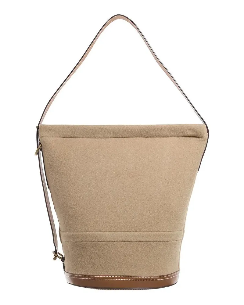 Ralph Lauren Beuteltaschen Bucket Bag Medium braun Braun