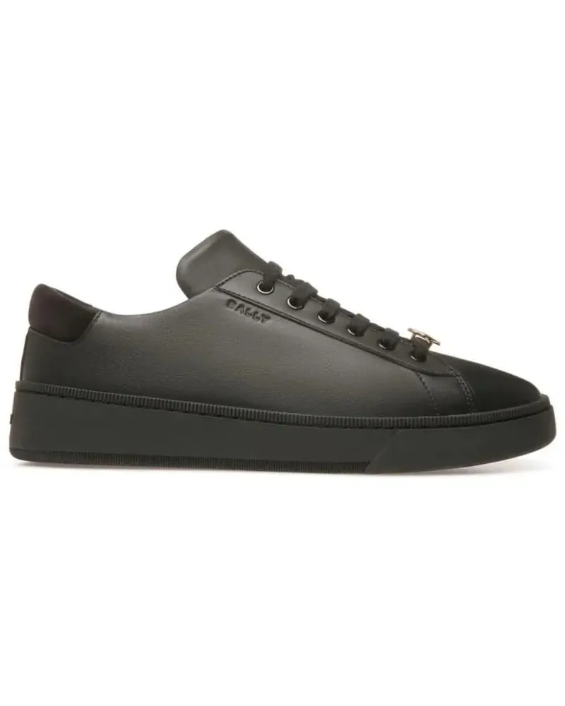 Bally Low-Top Sneaker Calf Plain Sneaker schwarz Schwarz
