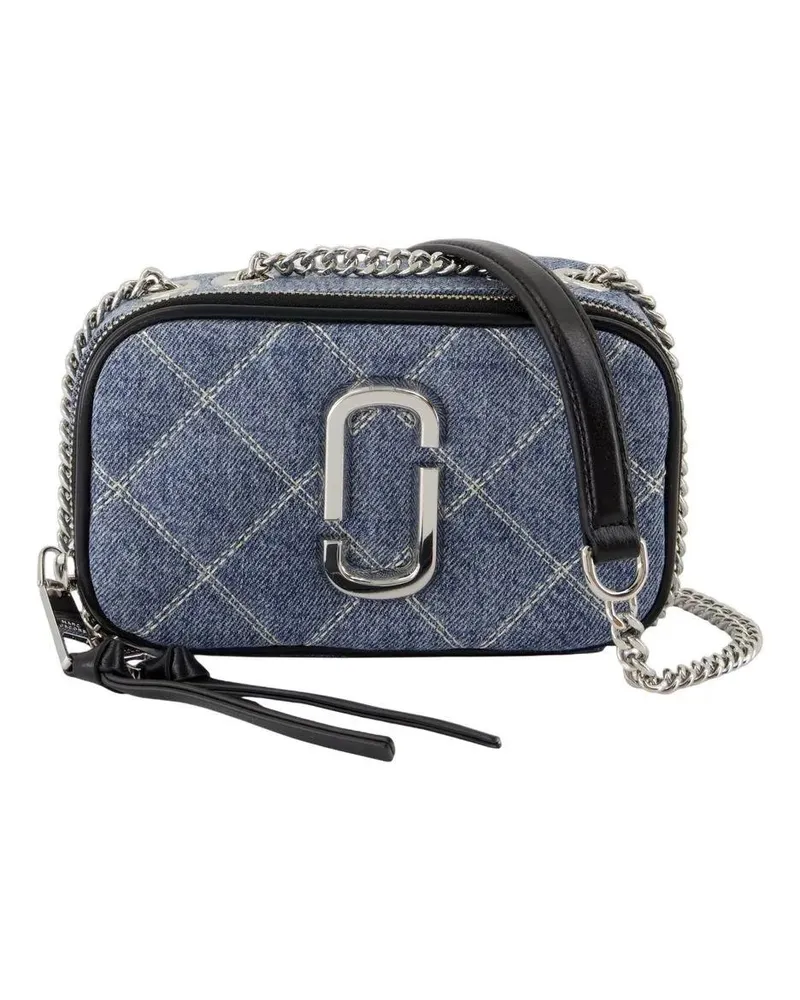 Marc Jacobs Hobo Bags The Snapshot Crossbody - Cotton - Blue grau Grau