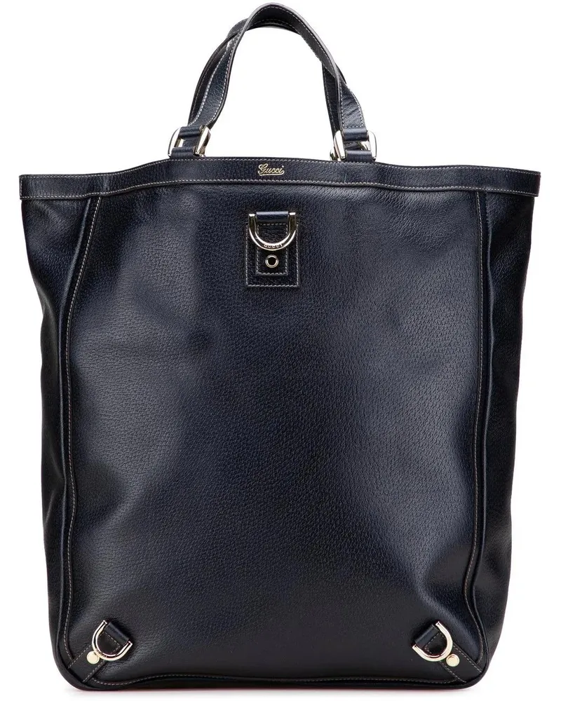 Gucci Shopper Calfskin Abbey D Ring Tote blau Blau