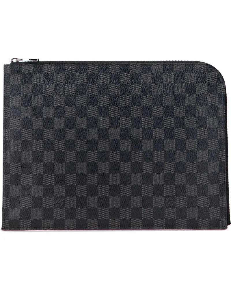 Louis Vuitton Clutches Damier Graphite Pochette Jour GM schwarz Schwarz
