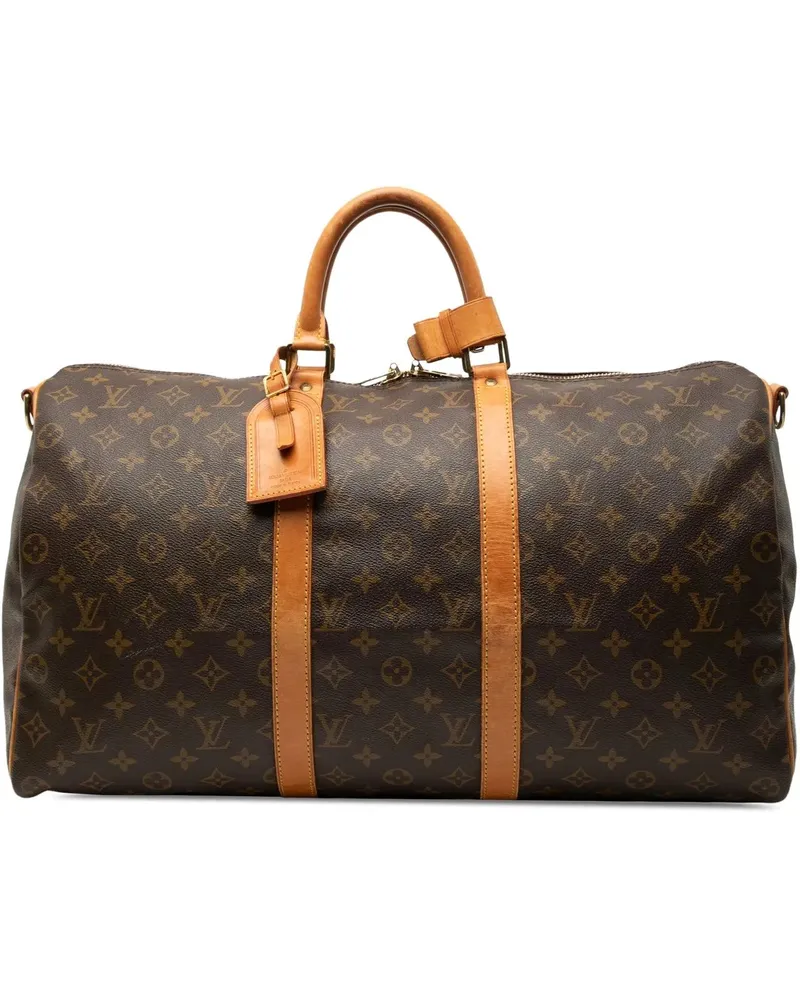 Louis Vuitton Weekender Monogram Keepall Bandouliere 50 braun Braun