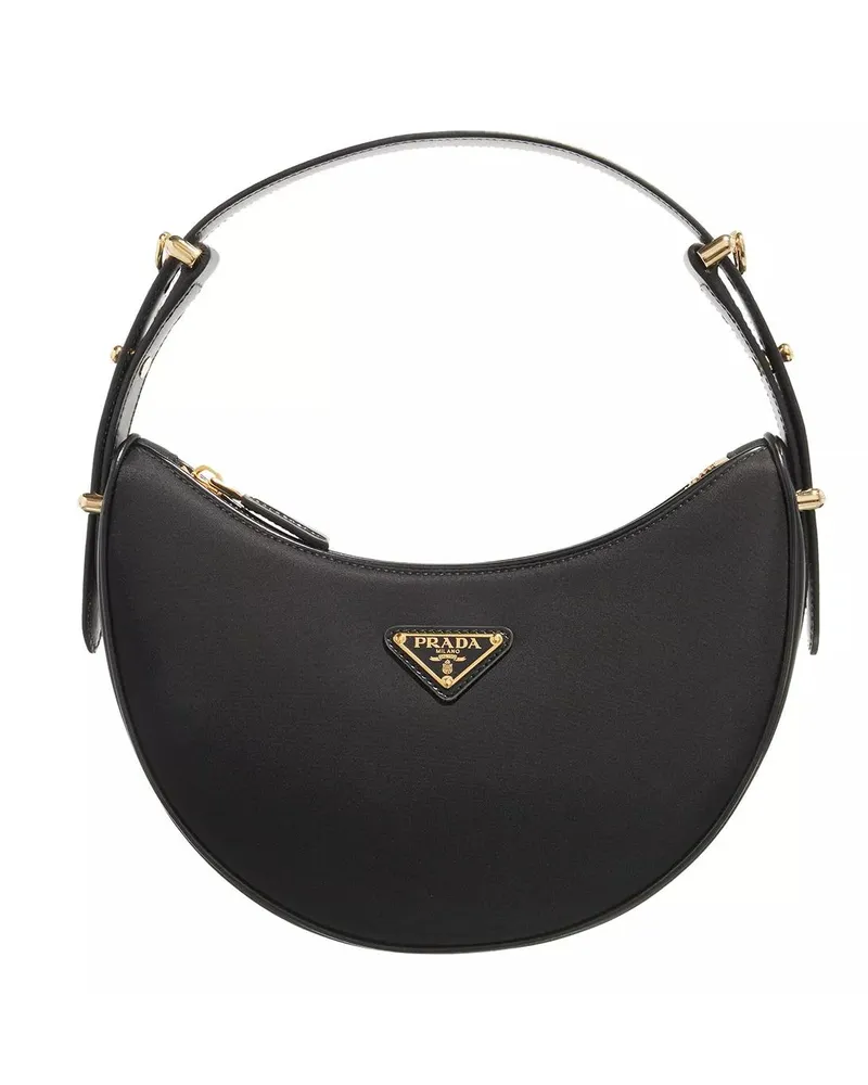 Prada Crossbody Bags Re-Nylon And Leather Shoulder Bag Schwarz