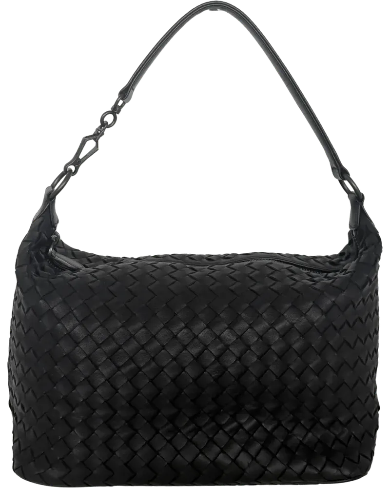 Bottega Veneta Crossbody Bags  Intrecciato Leather Handbag Black bunt Bunt
