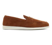 Loafer Brown Calf Leather Loafers rot