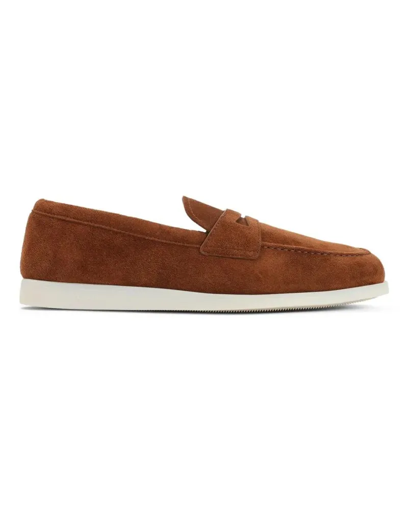 Church's Loafer Brown Calf Leather Loafers rot Rot