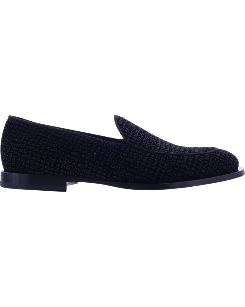 Dolce & Gabbana Loafer Heren Vivaldi schwarz Schwarz