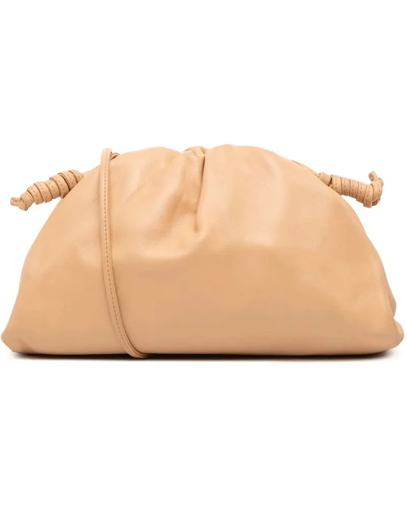 Bottega Veneta Hobo Bags Lambskin The Mini Pouch Crossbody braun Braun