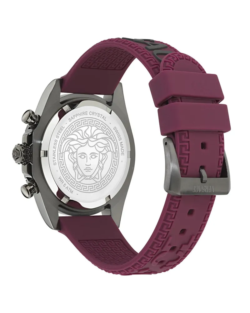 Versace Uhren Quarz-Chronographenuhr  Fornax bordeaux Bordeaux
