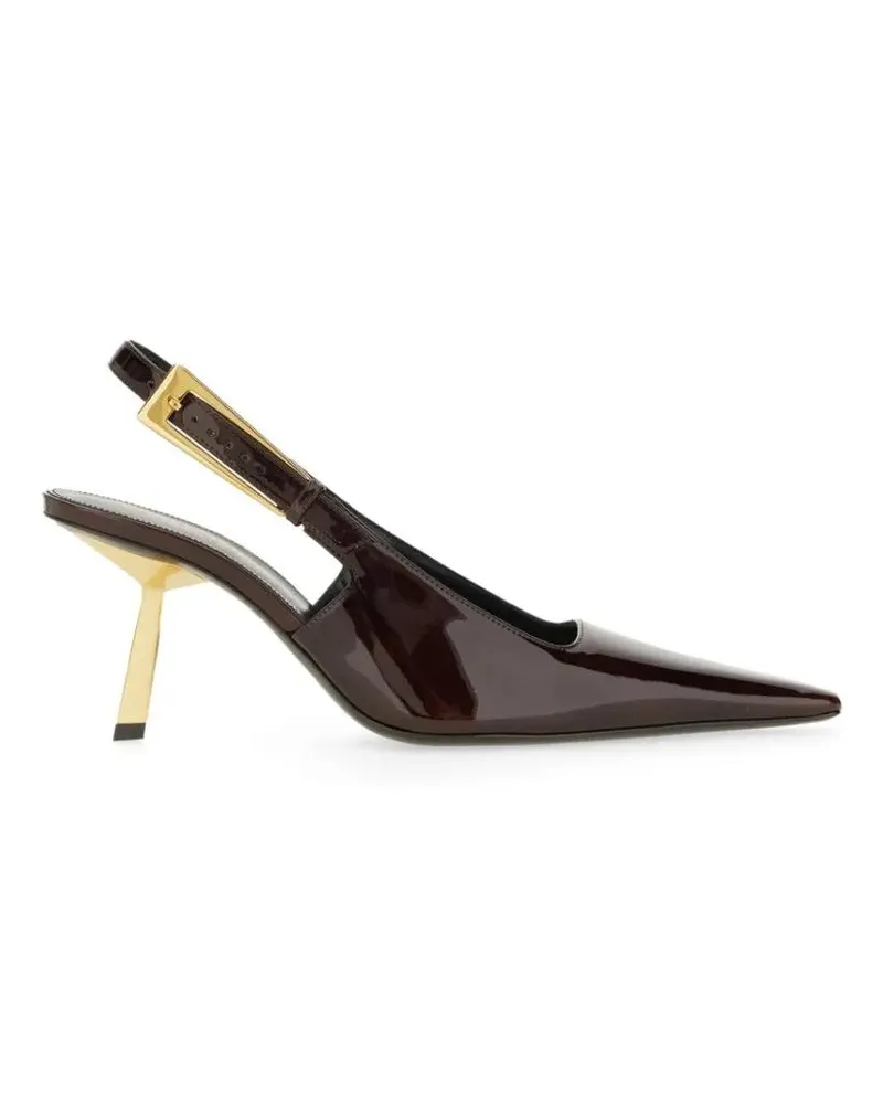Saint Laurent Hohe Schuhe "Lee" Décolleté braun Braun