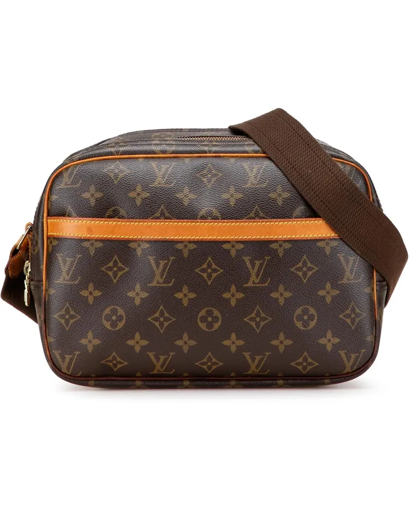 Louis Vuitton Hobo Bags Monogram Reporter PM braun Braun