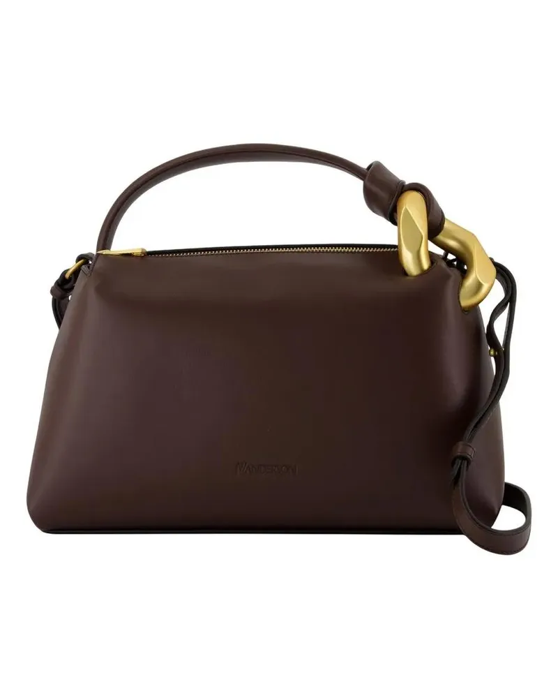 J.W.Anderson Hobo Bags The Jwa Corner Crossbody - Leather - Brown braun Braun