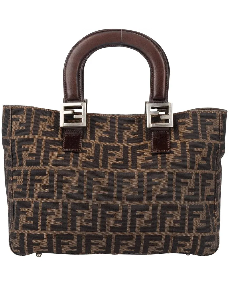 Fendi Crossbody Bags  FF Monogram Zucca Handbag bunt Bunt
