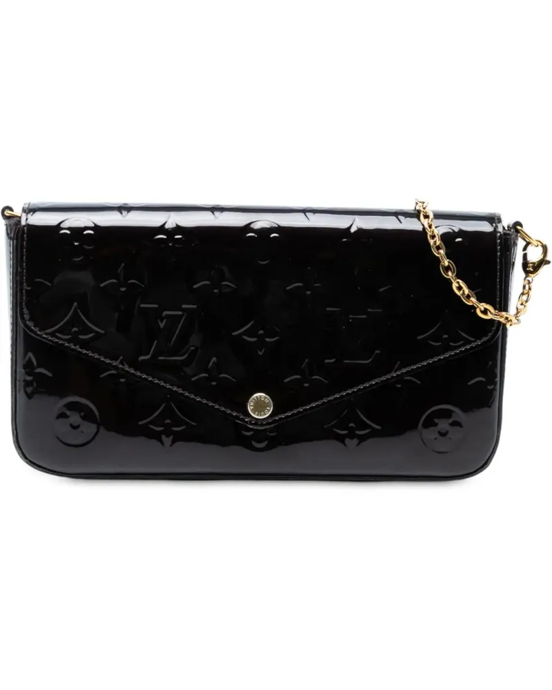 Louis Vuitton Hobo Bags Monogram Vernis Pochette Felicie orange Orange