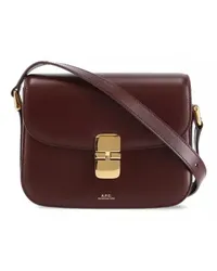 A.P.C. Shopper Small Grace Shoulder Bag Rot