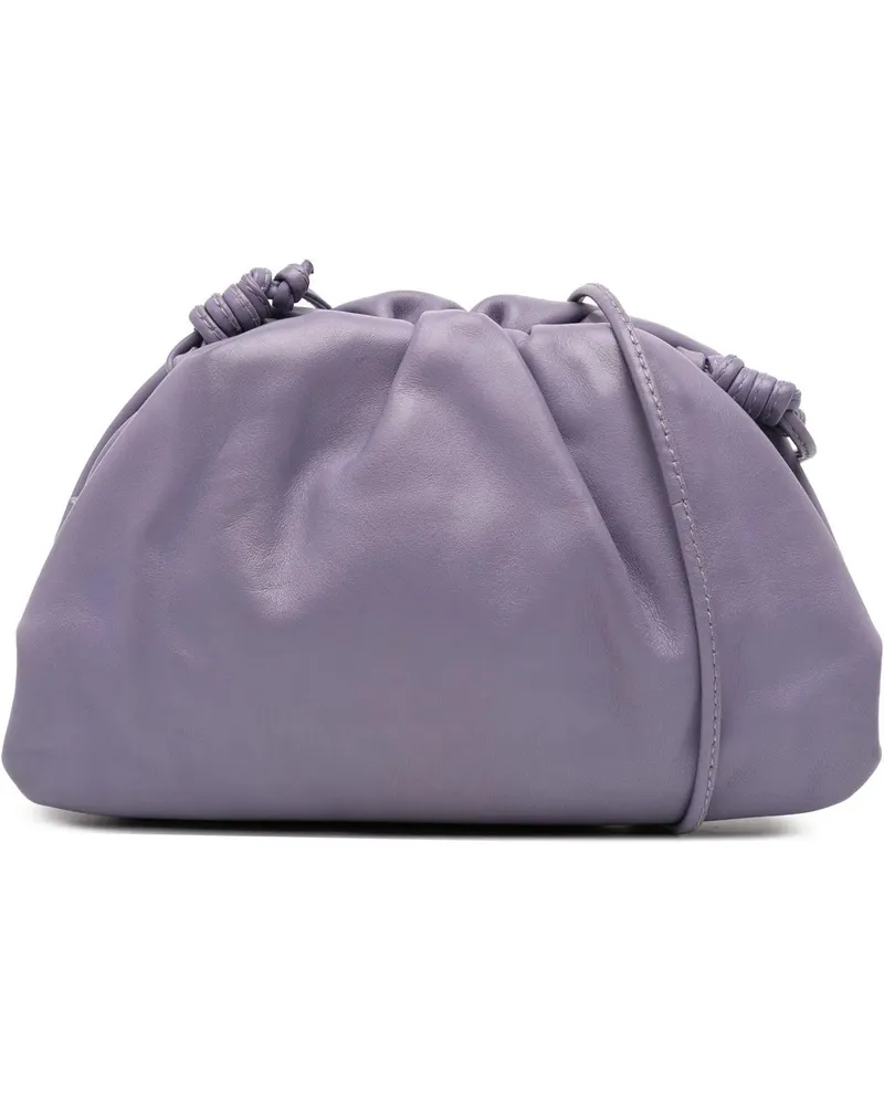 Bottega Veneta Hobo Bags Lambskin The Mini Pouch Crossbody orange Orange