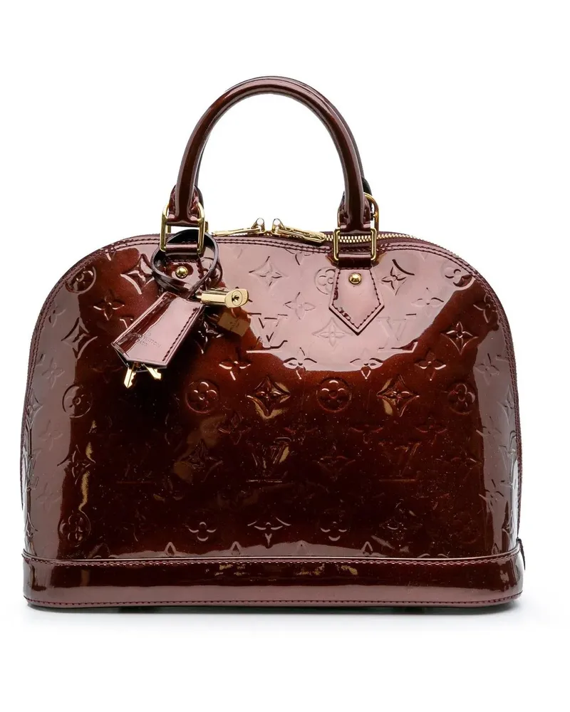 Louis Vuitton Crossbody Bags Monogram Vernis Alma PM rot Rot
