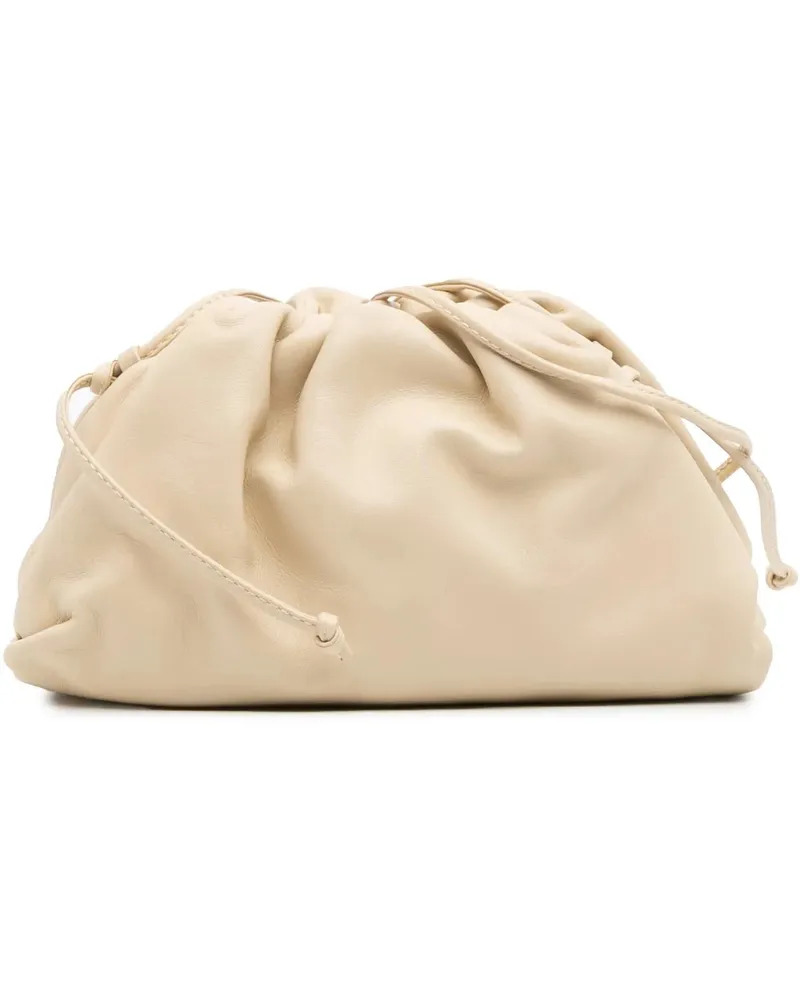 Bottega Veneta Hobo Bags Lambskin The Mini Pouch Crossbody braun Braun