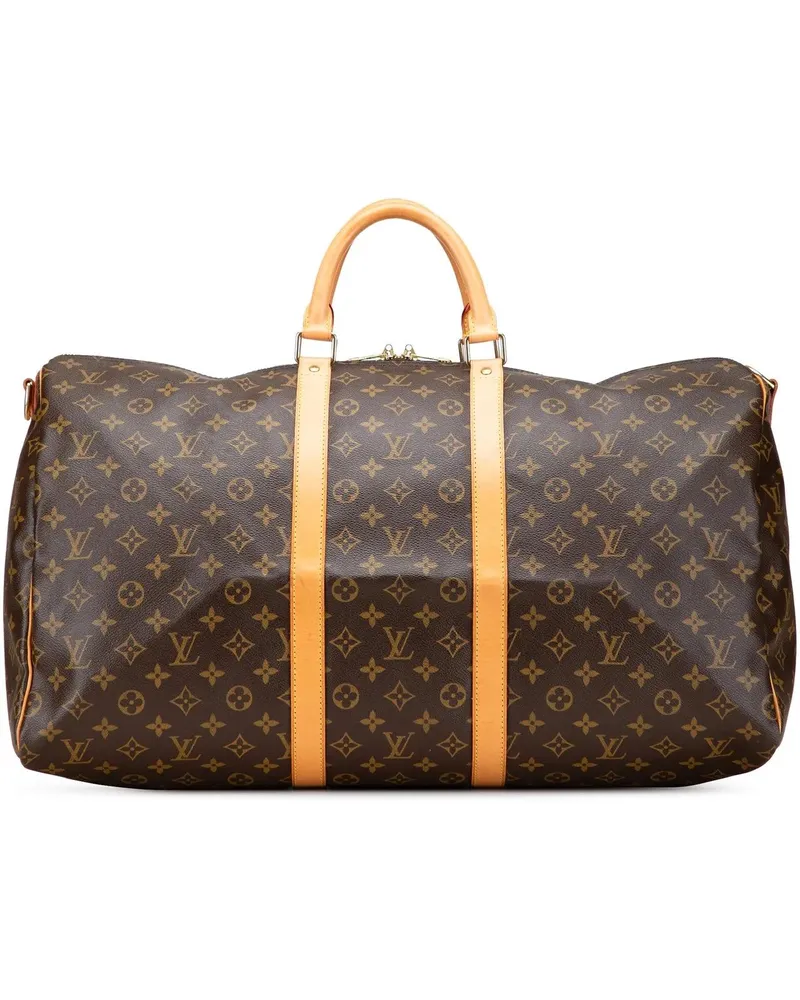 Louis Vuitton Weekender Monogram Keepall Bandouliere 55 braun Braun