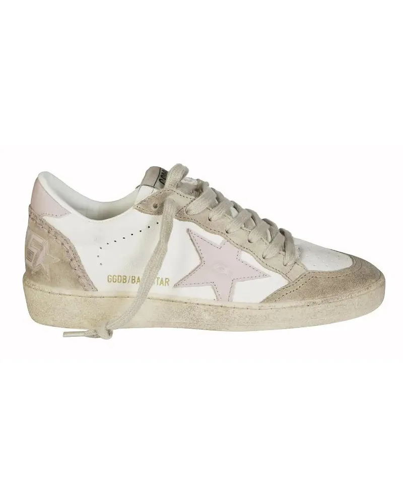 Golden Goose Low-Top Sneaker Ballstar Nappa Upper Suede Sneakers weiß Weiß