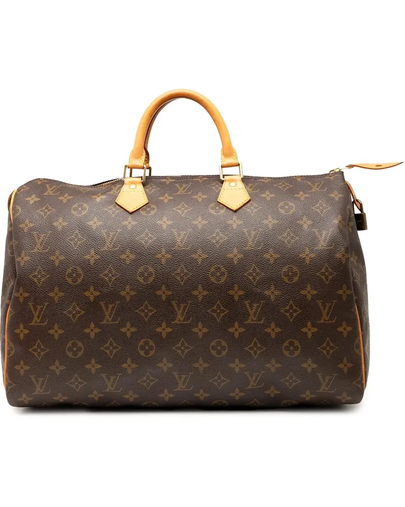 Louis Vuitton Crossbody Bags Monogram Speedy 40 braun Braun