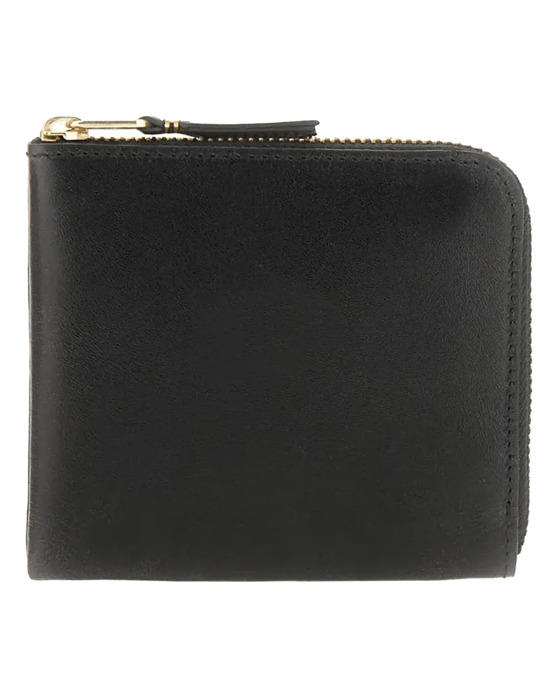 Comme des Garçons Portemonnaies Portemonnaie mit Reißverschluss schwarz Schwarz