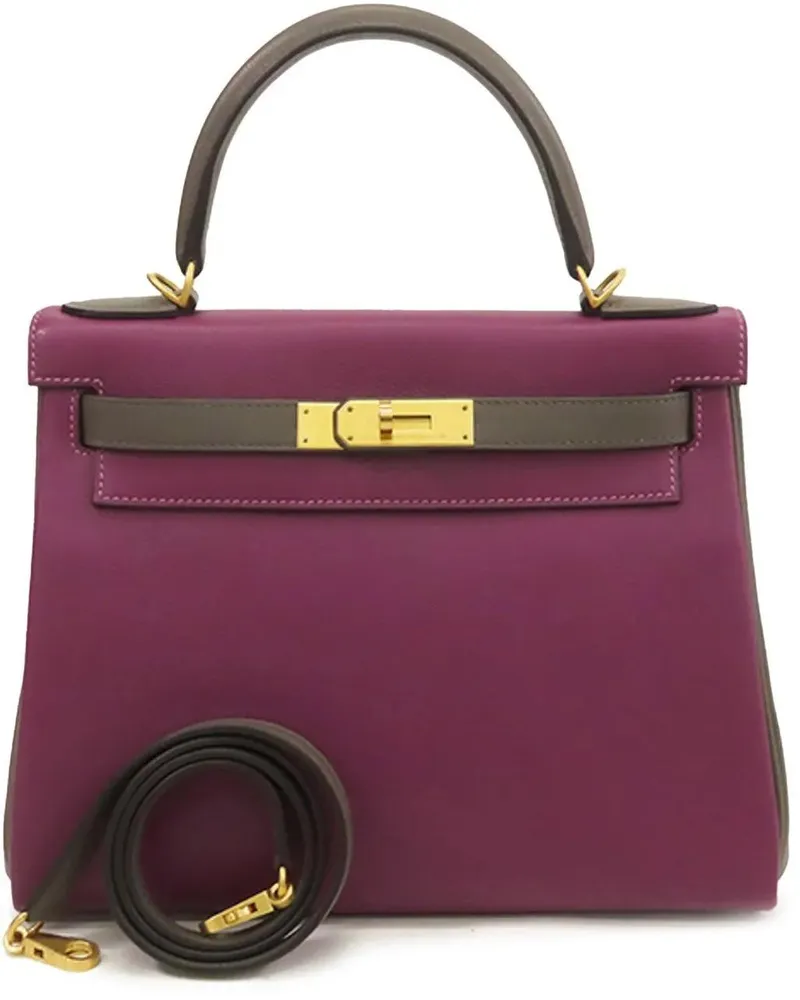 Hermès Crossbody Bags Special Order Evercolor Kelly II Retourne 28 orange Orange