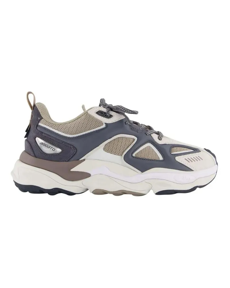 Axel Arigato Low-Top Sneaker Heren Satellite Runner Wit/Beige weiß Weiß