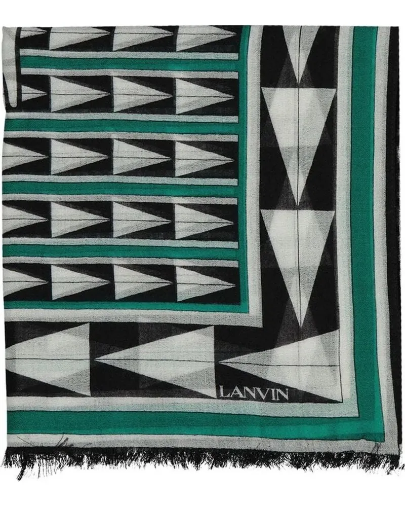 Lanvin Tücher & Schals Wool Scarf grün Grün