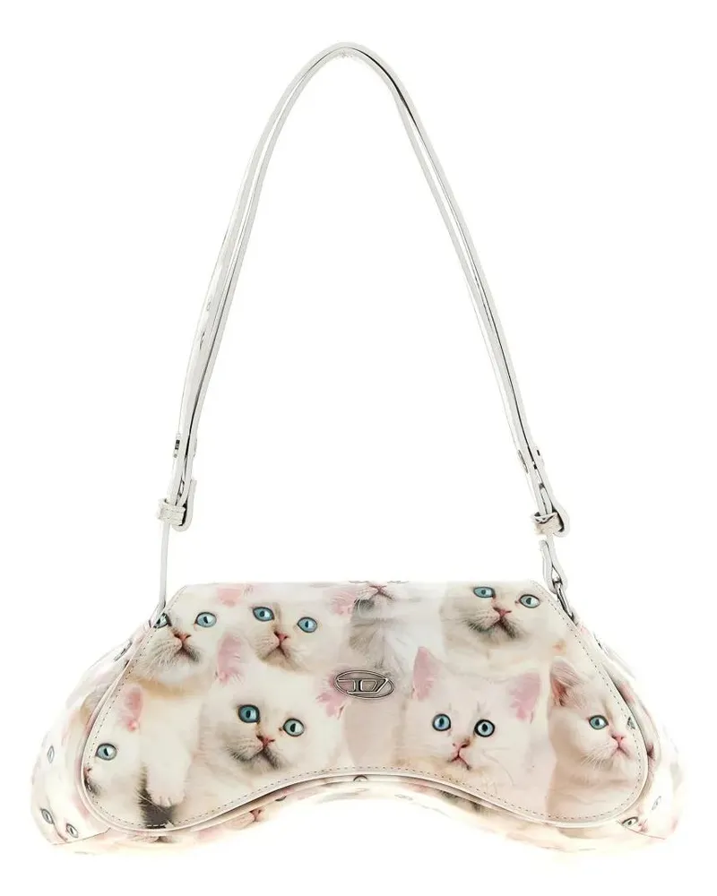 Diesel Hobo Bags 'Play Crossbody' Shoulder Bag beige Beige