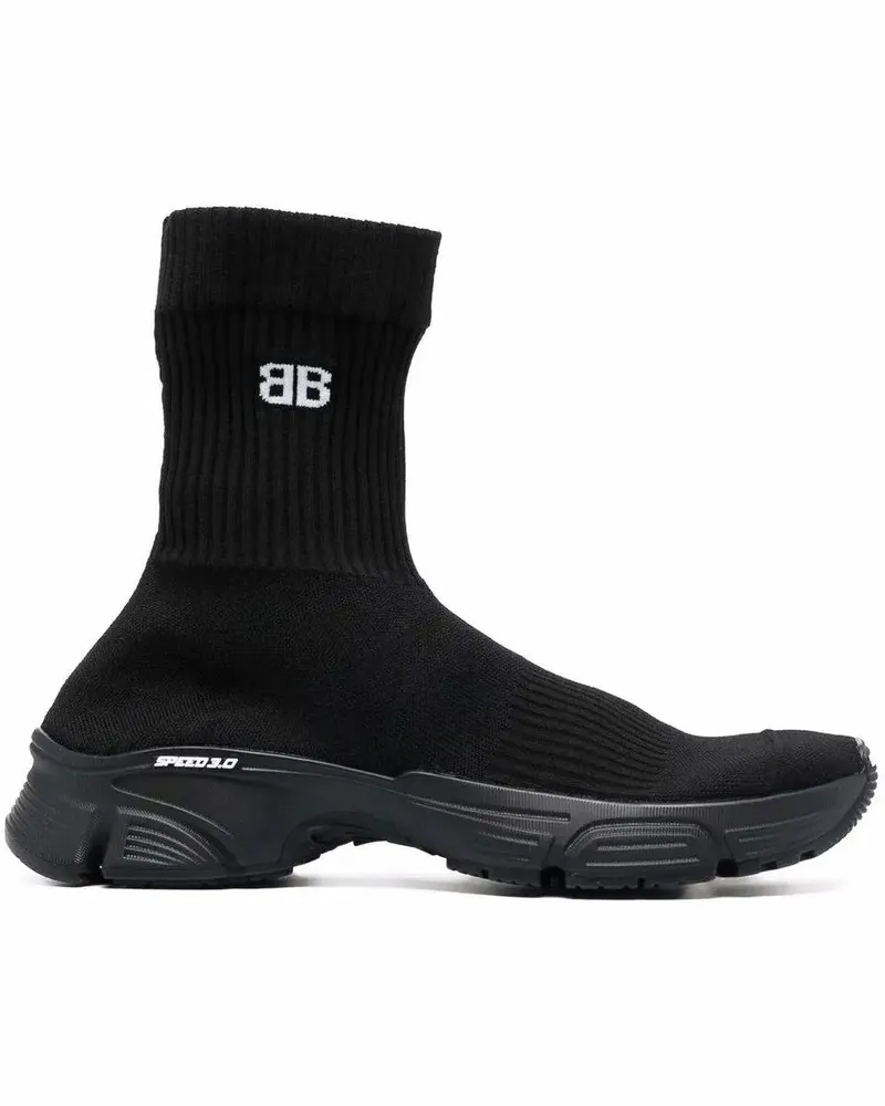 Balenciaga Low-Top Sneaker Speed 3.0 Logo Sneakers schwarz Schwarz