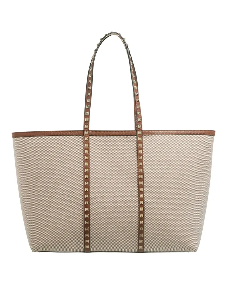 Valentino Garavani Hobo Bags Rockstud Tote Bag beige Beige