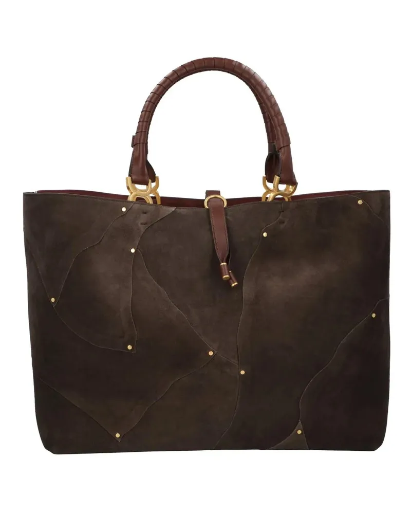 Chloé Shopper & Totes Marcie Large Leather Tote Bag Brown braun Braun