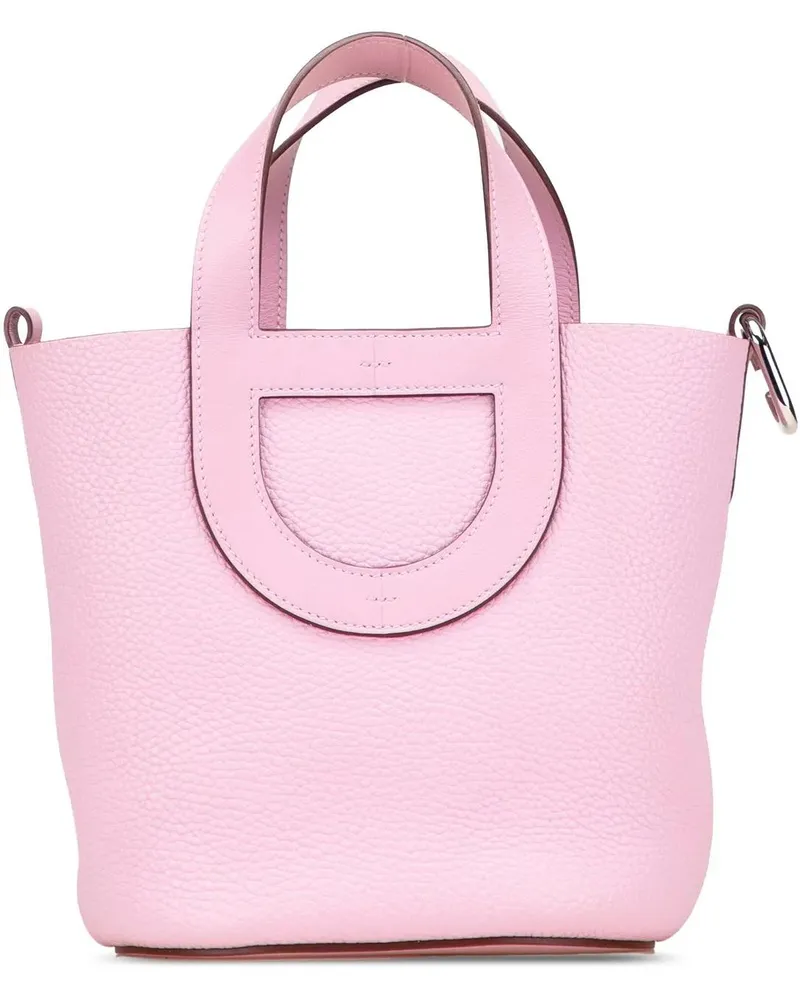 Hermès Crossbody Bags Clemence and Swift In The Loop 18 rosa Gold