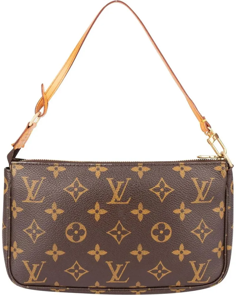 Louis Vuitton Crossbody Bags  Canvas Monogram Pochette Accessoire braun Braun