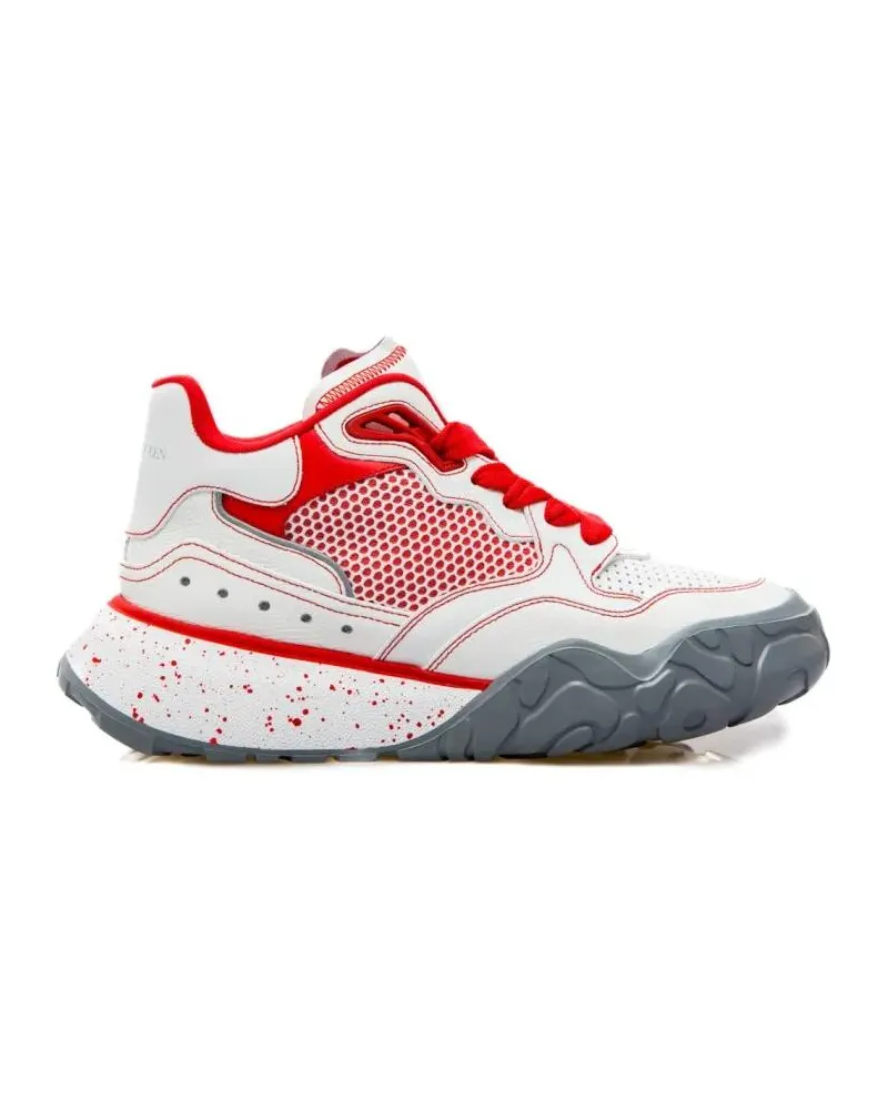 Alexander McQueen Low-Top Sneaker Court Trainer Chunky Sneakers weiß Weiß