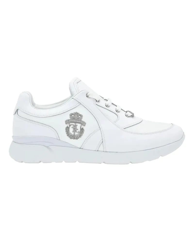 Billionaire Low-Top Sneaker Runner Sneaker Crest weiß Weiß