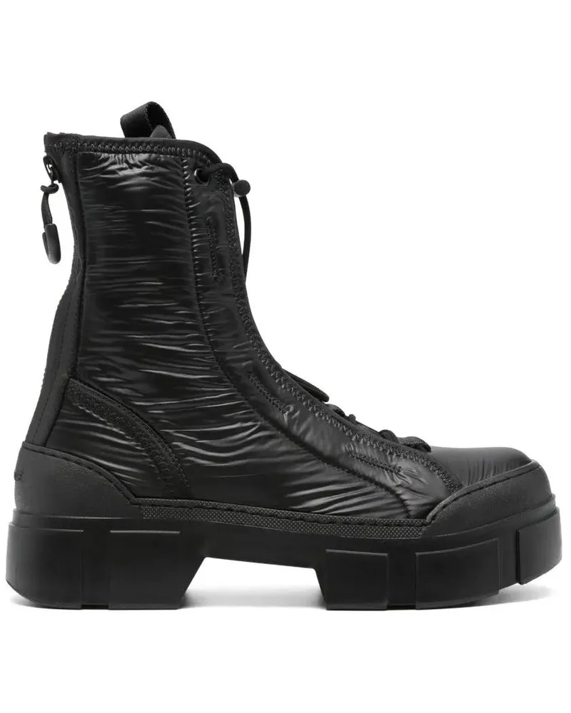 Vic Matié Stiefel Contemporary Black Ankle Boots With Chunky Sole schwarz Schwarz