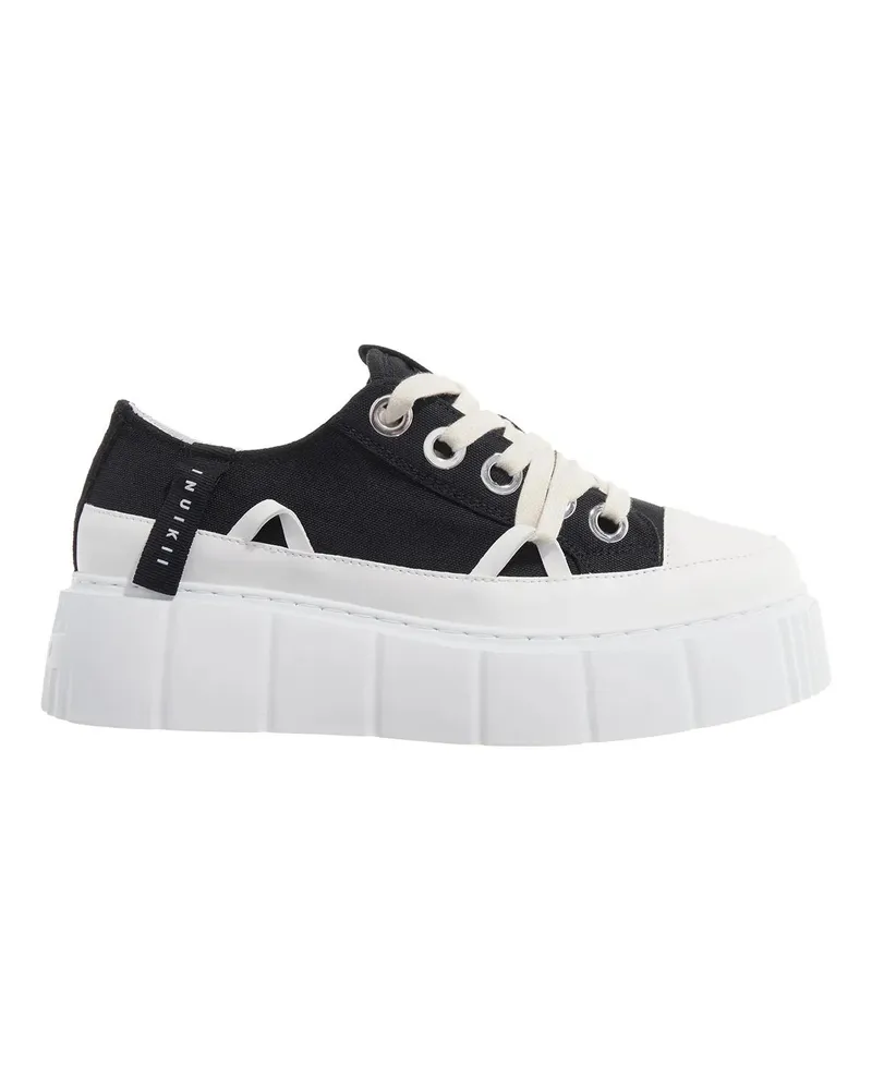 INUIKII Low-Top Sneaker MATILDA CANVAS LOW schwarz Schwarz